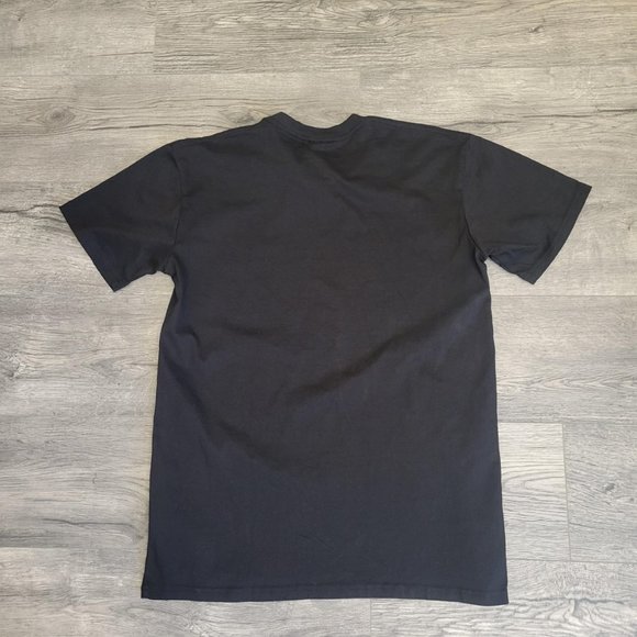 New Men’s Red Bubble T-Shirt Birches Red Fox Artist Little Clyde NWT Large Black - Picture 5 of 5